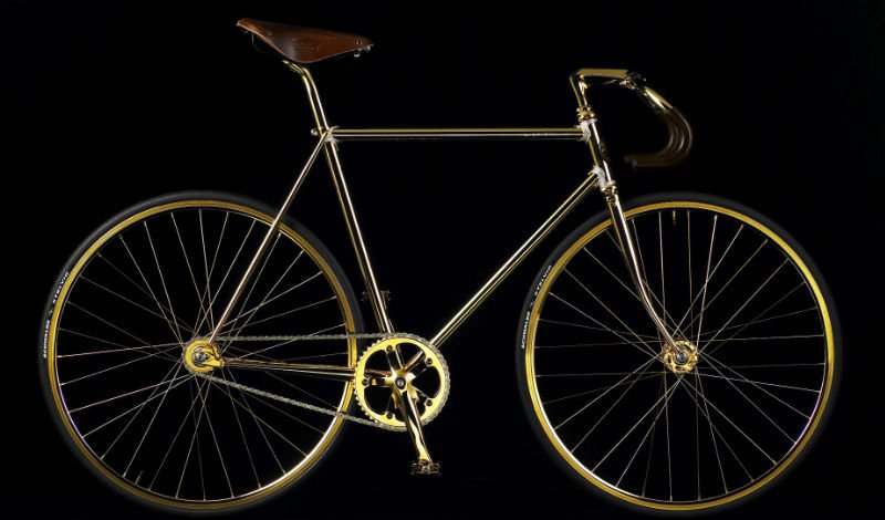 Gold Bike Crystal Edition - Bicicleta más cara del mundo - Lateral