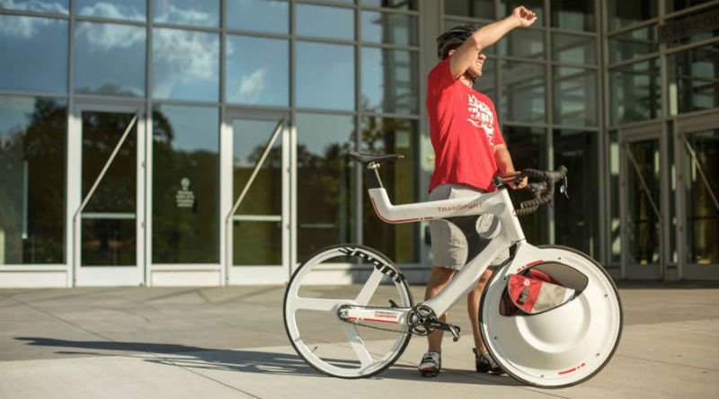 Transport - Bicicleta con portaobjetos integrado - El fin de los portaequipajes para bicicletas