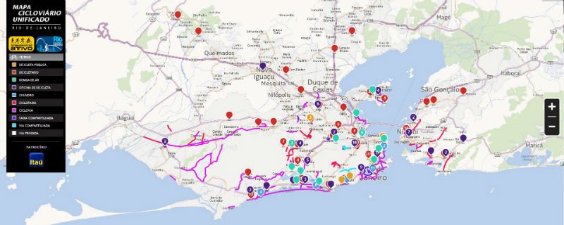 Mapa De Ciclovias En Rio De Janeiro Ciclomag Com